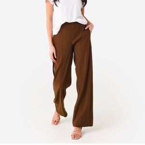 Vince linen blend high waist pants